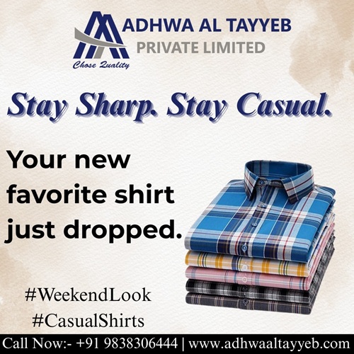  Stay Sharp. Stay Casual. | New Shirt Drop by Adhwa Al Tayyeb!