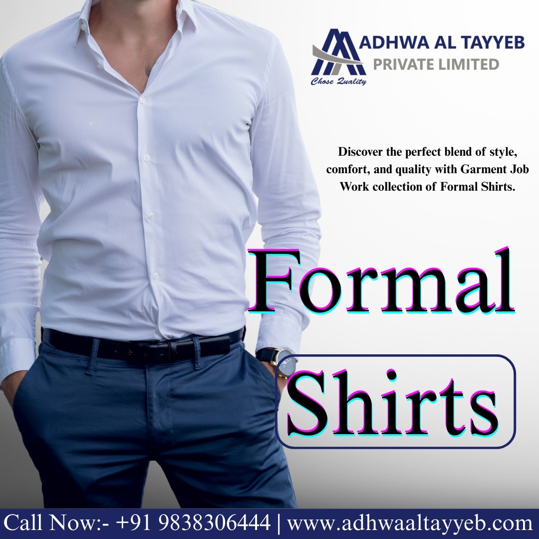 Elevate Your Wardrobe with Premium Formal Shirts