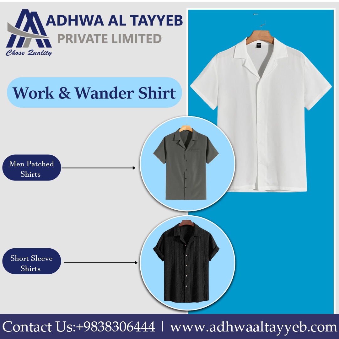 Elevate Your Everyday Look with Adhwa Al Tayyeb’s Work & Wander Shirt Collection! 