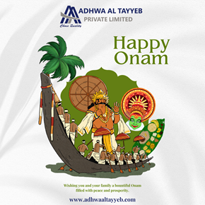 Happy Onam from Adhwa Al Tayyeb Pvt. Ltd.